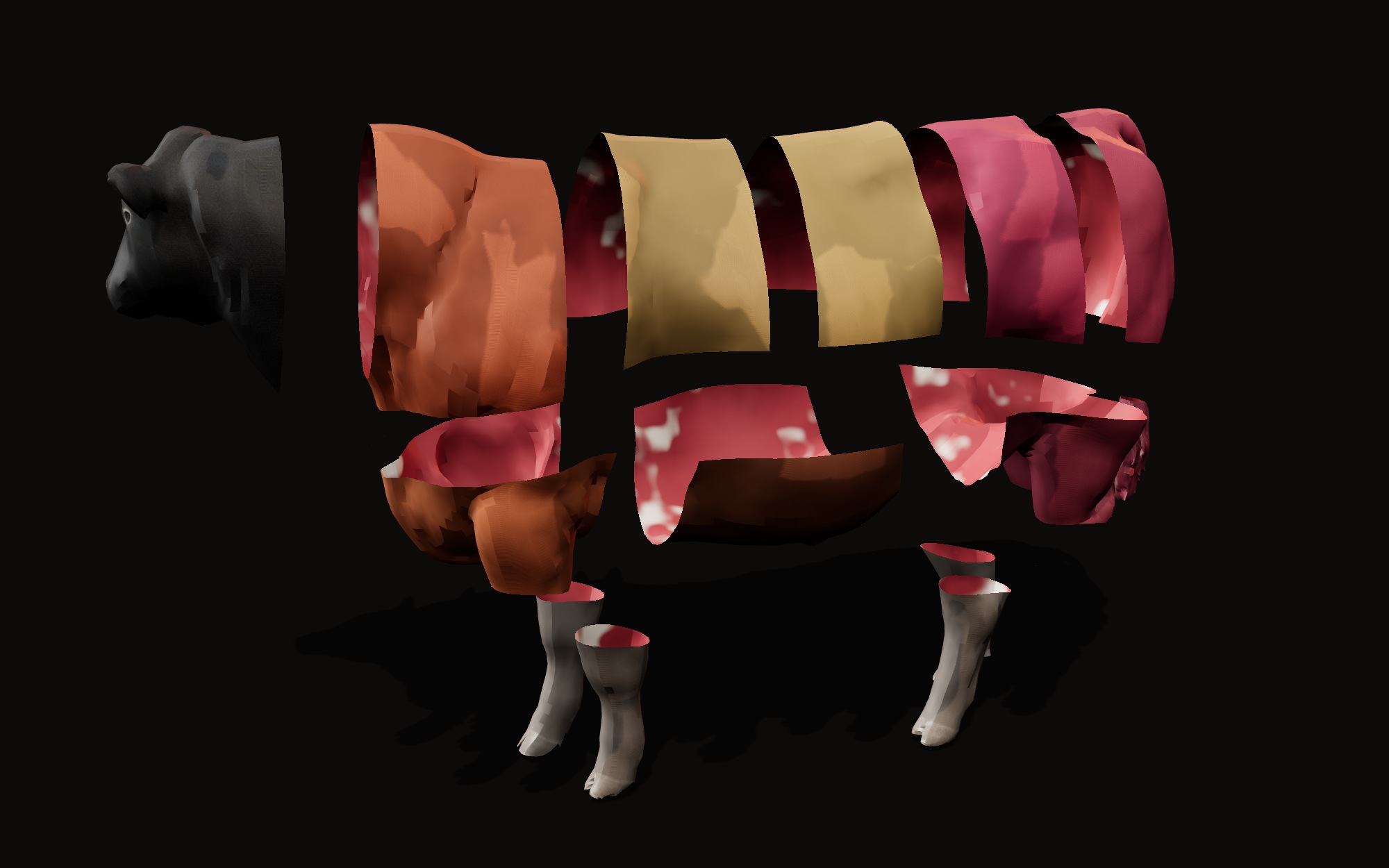 The cow in 3D · full edition
