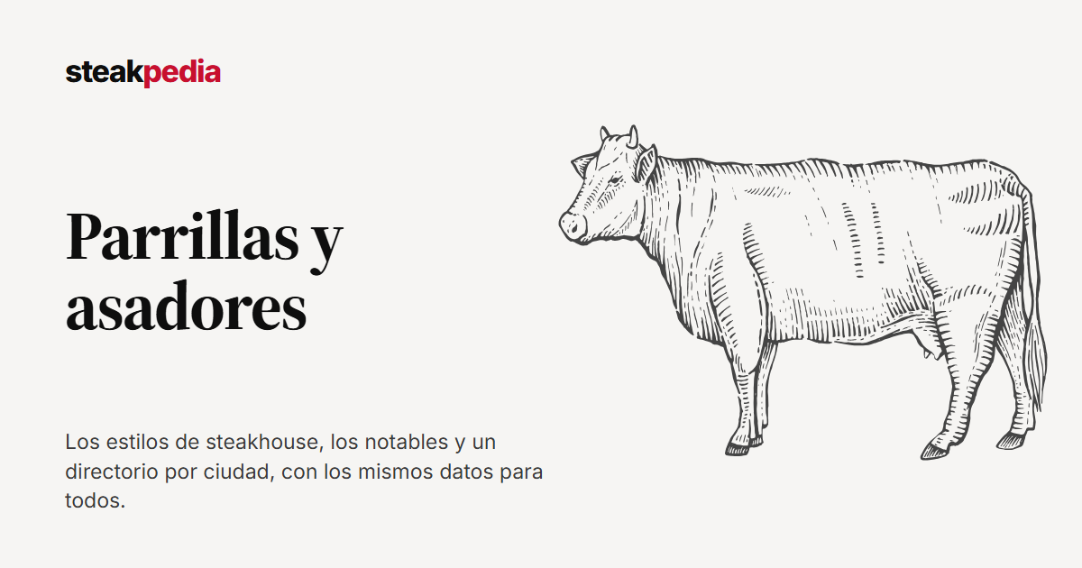 Guías de steakhouses de Steakpedia