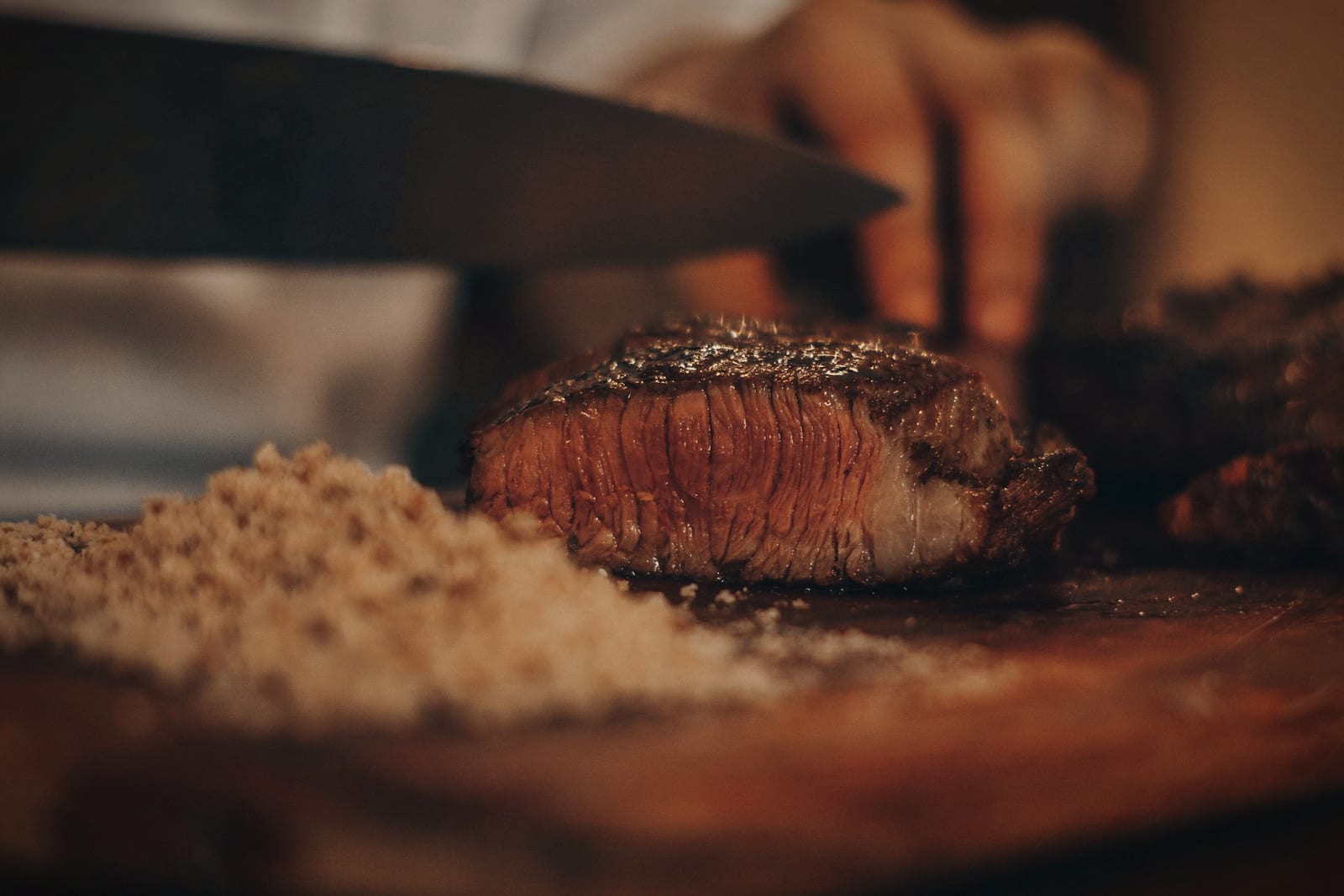 Resting steak